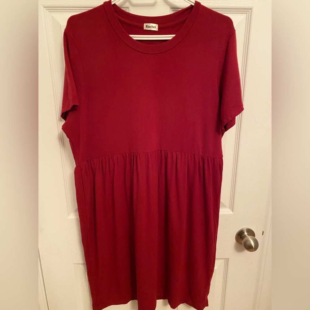 Rachel Deep Red dress